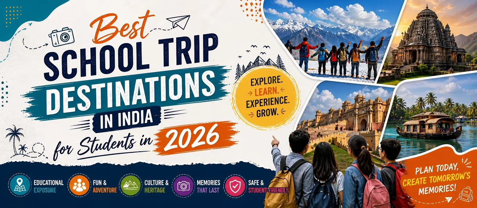 Best School Trip Destinations in India