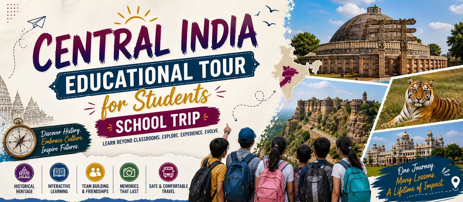 Central India Educational Tour for Students
