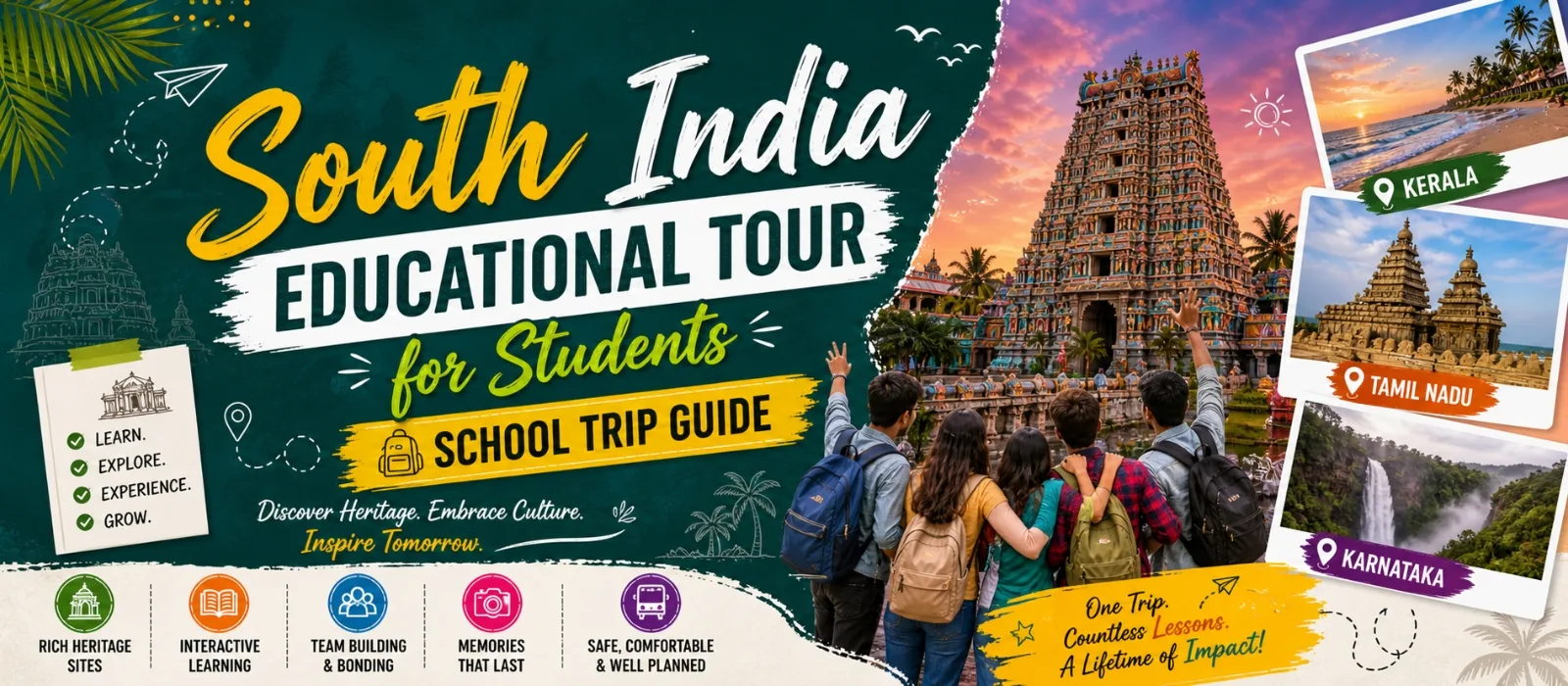 South India Educational Tour for Students
