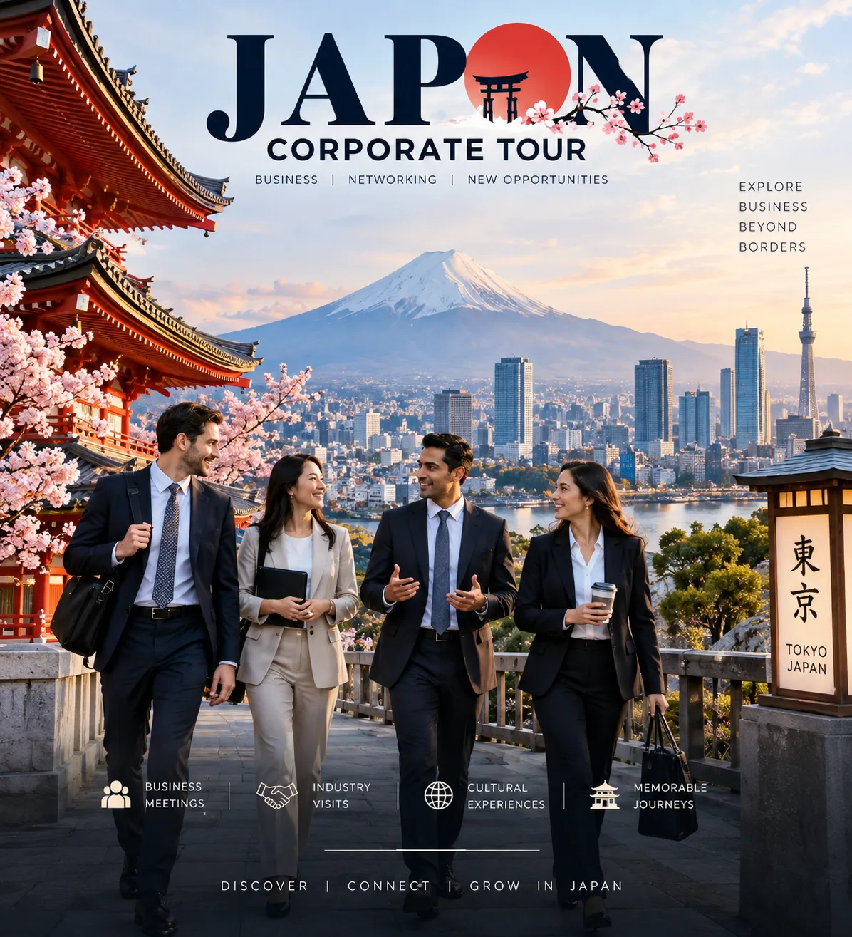 Japan corporate tour for business teams and delegations